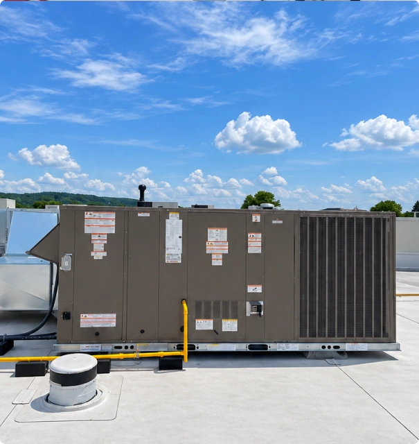 Commercial rooftop unit installation gallery image 1