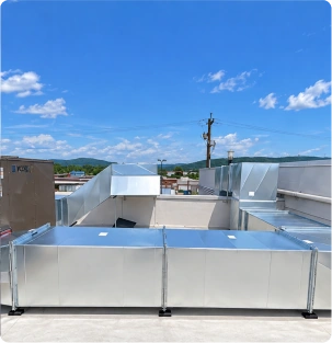 Commercial rooftop unit installation gallery image 3