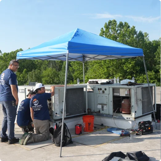 Rooftop unit replacement at Precision Medical