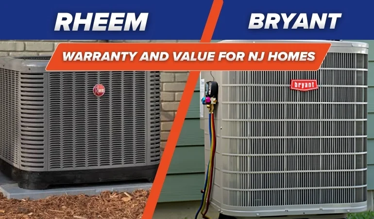 Rheem vs Bryant: Warranty and Value for NJ Homes