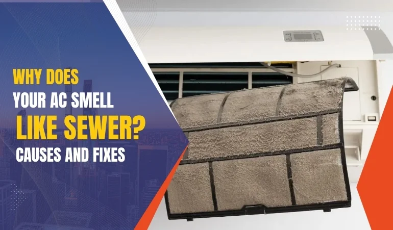 Why Does Your AC Smell Like Sewer? Causes and Fixes